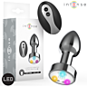 Vibrating Metal Anal Plug INTENSE with LED Lights