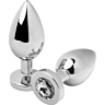 Anal Plug Metal Hard Diamond Medium