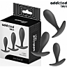 Anal Plugs Set Addicted Toys Model 2 for Safe Exploration