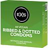 Exs Ribbed & Dotted Condoms — 48 Pack