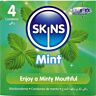 SKINS Mint Condoms 4-Pack with Refreshing Taste