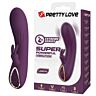 Rabbit Vibrator High Tech Landyn Rechargeable with Dual Stimulation