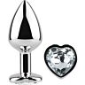 Anal Plug SECRETPLAY Crystal Heart 7 cm for Intense Sensations