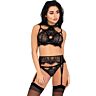 Lingerie Set Livco Corsetti Maja LC 90526 with Garter Belt