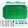Masturbator TENGA UNI EMERALD - Unisex Design