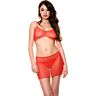 Skirt Set by Music Legs T.U. – Sensual Red Ensemble