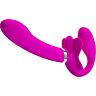 Double Strap-On Vibrator Pretty Love Valerie with 12 Vibrations