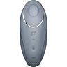 Lay on Vibrator Satisfyer Tap & Climax 1 with Tapping Feature