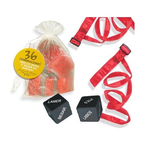 Bondage Kit INEDIT with Restraints and Dice