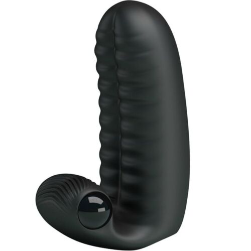 Vibrator Pretty Love Abbott Black Thimble Stimulator