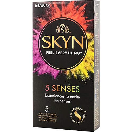 Manix 5 Senses Condoms - Exciting Variety Pack