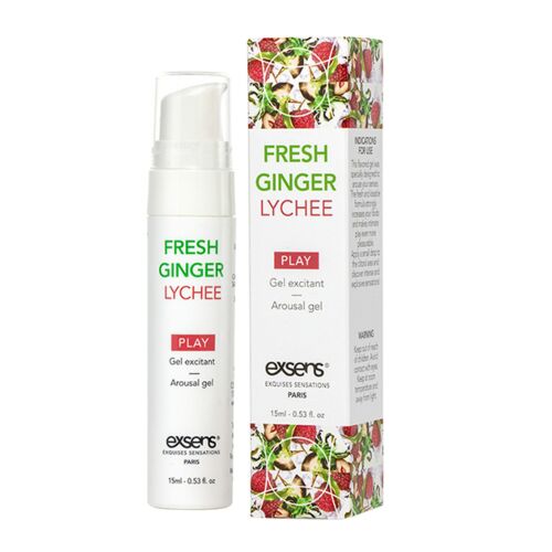 Gel Fresh Ginger Litchi Arousal Gel 15 ml.