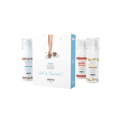 Warming Gourmet Massage Oil Let.s Travel 3 x 30 ml.