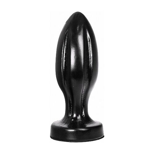 Anal Plug ALL BLACK 21 CM with Sensational Grooves