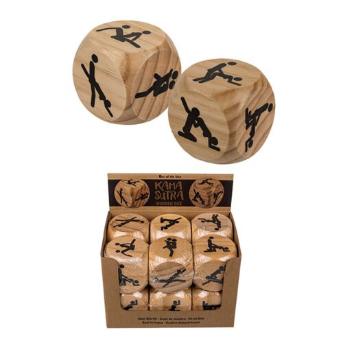 Kamasutra Wooden Dice by Out Of The Blue
