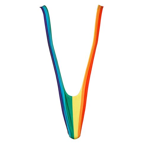 Men's Rainbow Mankini by Out Of The Blue