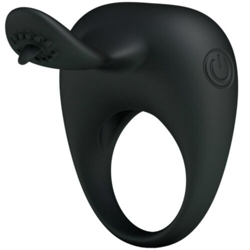 Vibrating Ring Pretty Love with Tongue for Clitoral Stimulation
