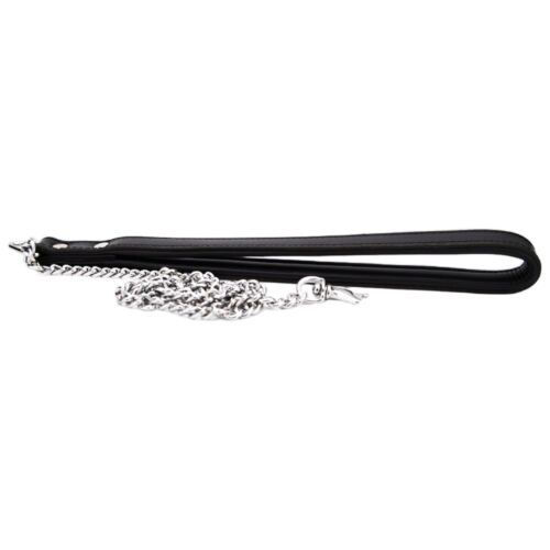 Bound Leather Leash 109 cm with Quick Release Hook