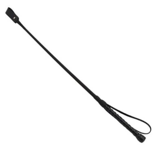 Whips Bound Noir Nubuck Leather Riding Crop for Sensational Pleasure