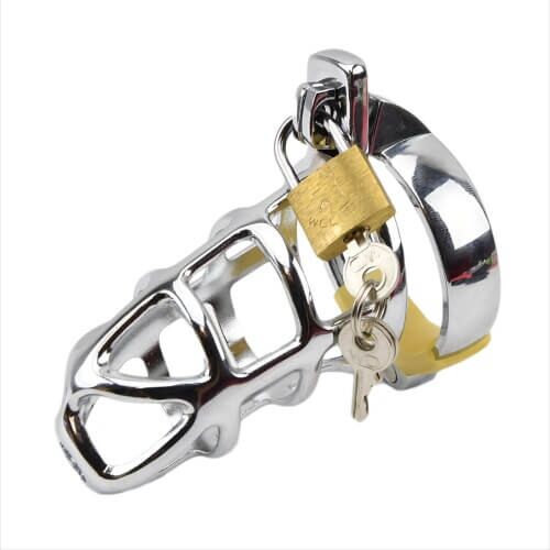 Chastity Device Impound Gladiator with Open Design