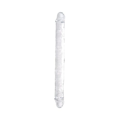 Double Ended Dildo Loving Joy 18 Inch Transparent