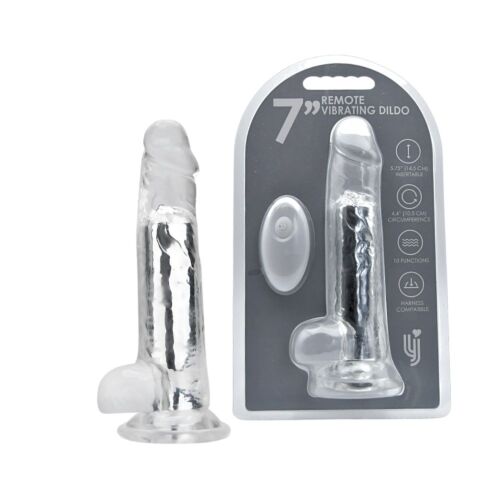 Loving Joy 7 Inch Remote Vibrating Dildo with Suction Cup