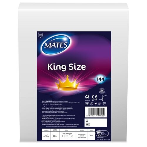 Mates King Size Condom Wider Fit