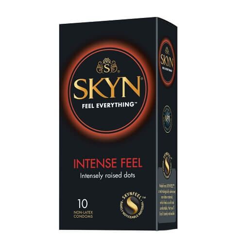 Mates SKYN Intense Feel Non Latex Condoms with Raised Dots
