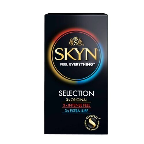 Condoms Mates SKYN Selection 9 Pack Comfort and Variety