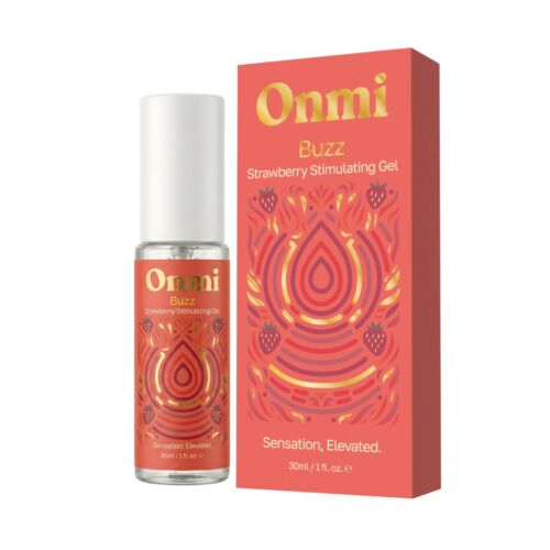 Liquid Vibrator Onmi Buzz Strawberry 30ml with Warming Effect