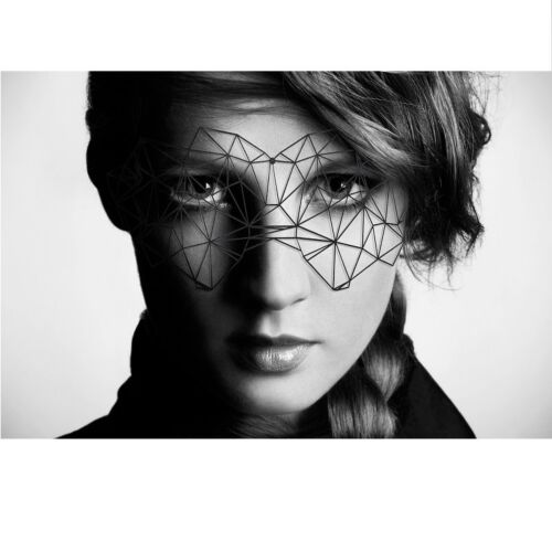 Bondage Mask Bijoux Vinyl Masks Kristine with 6 Designs