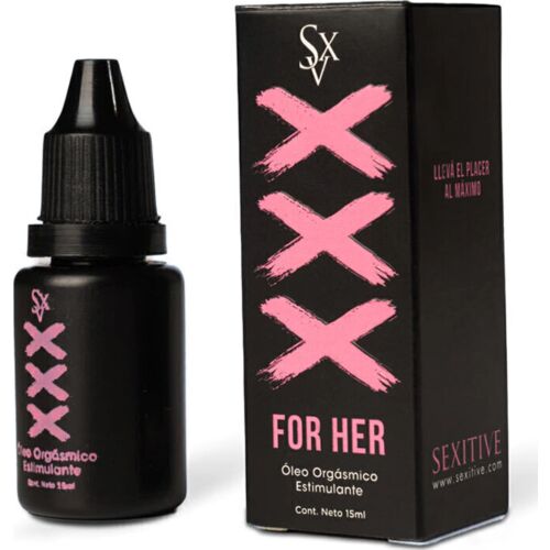 Intimate Oil SEXITIVE XXX For Her | Clitoral Sensitivity Booster