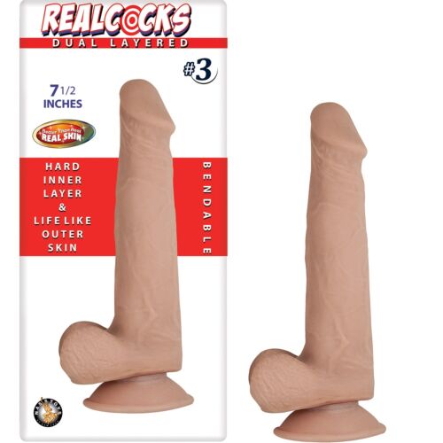 Nasstoys RealCocks Dual Layer Bendable Dildo