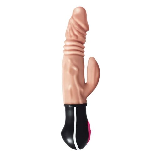 Vibrator Nasstoys Realistic Warming and Thrusting Dildo