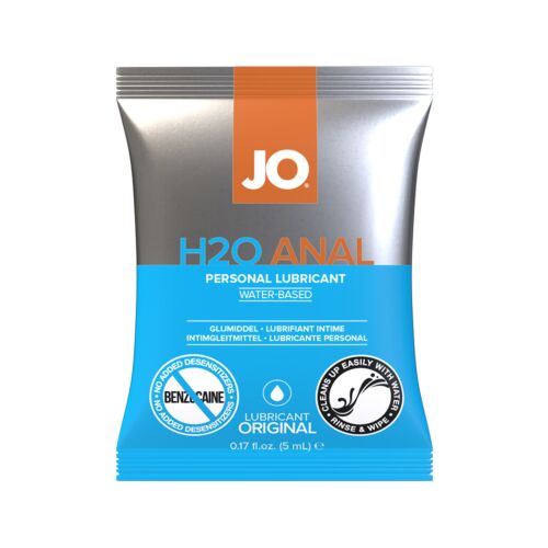 SYSTEM JO Sachet H2O Anal 5ml Lubricant