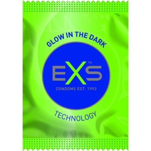 Glow Condoms Exs 100s Features Glow in the Dark