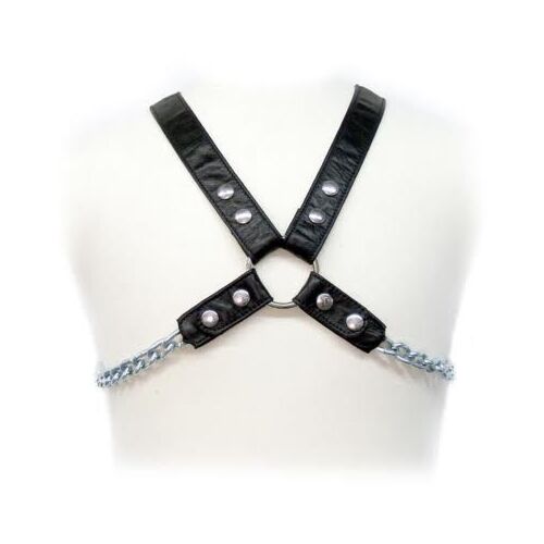 Leather Body Chain Harness II – Adjustable BDSM Harness