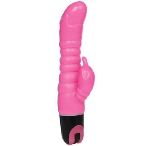 BAILE Classic Vibrator 22.5cm with Clitoral Stimulator