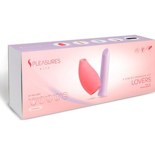 Lovers Kit S Pleasures Kits - Suction Stimulator and Bullet