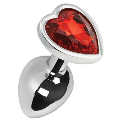 Metal Plug S Pleasures Metal ELLA with Heart Base