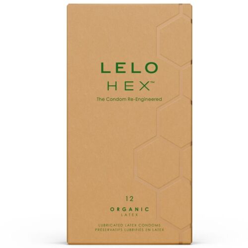 LELO HEX Organic Condoms with L-arginine for Enhanced Pleasure