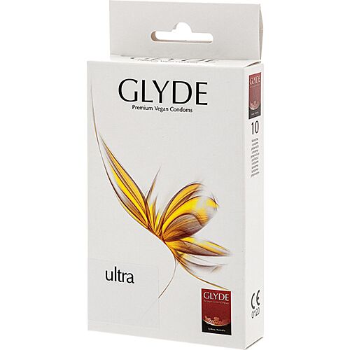 Vegan Condoms Glyde Ultra 10pcs - Natural Latex