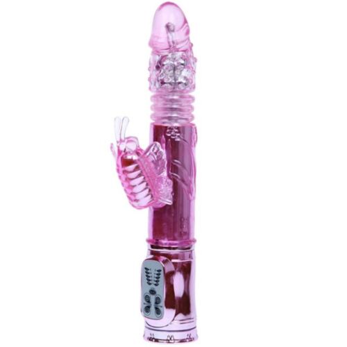 Vibrator BAILE Rabbit Throbbing Butterfly with Rotation Feature