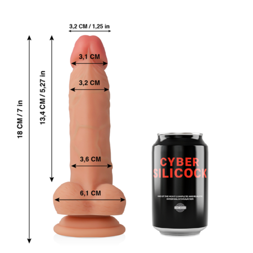 Dildo Cyber Silicock Jude 18 cm - Realistic Shape
