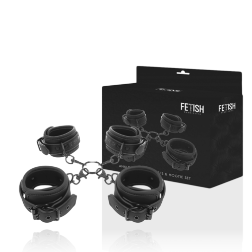 Handcuffs Fetish Submissive Set with Neoprene Lining