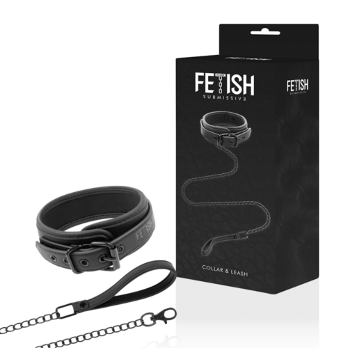 BDSM Collar Fetish Submissive with Nickel-free Chain