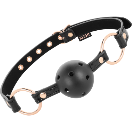 Bondage Accessory BEGME BLACK EDITION Breathable Gag
