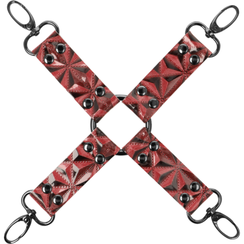 Hog Tie Leather Vegan BEGME Red Edition for Bondage Play