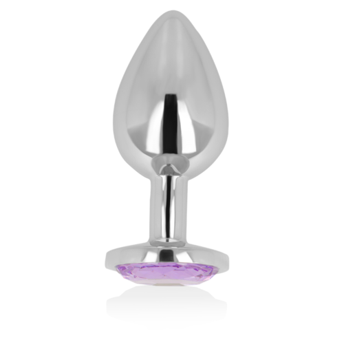 Anal Plug OHMAMA with Violet Crystal 8 cm