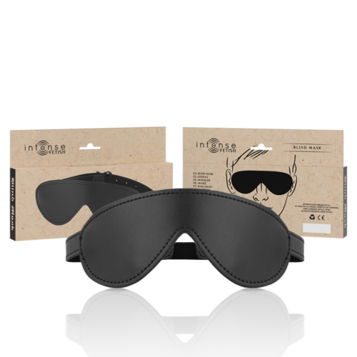 INTENSE FETISH Premium Vegan Leather Blindfold